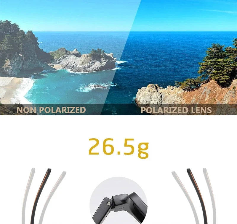 Polarized Square Sunglasses – Men & Women UV400