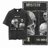 G24 Exclusive Big Size Cool Cotton Men's COOLMIND Printed Graphic T-shirt | Acid Washed Streetwear O-neck Men's Tee Tshirt