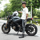 Motorcycle Riding Men Boots Waterproof Motocross Cycling Shoes Off-Road Motorbike Racing Anti-drop Breathable Equipment Sof