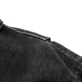 Oversize Loose Men's Denim Jacket Autumn 100% Cotton High Quality Casual Coats Fashion Hip-Hop Rock Streetwear Comfort Outerwear
