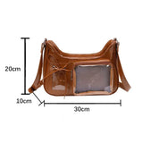 Y2K Transparent Ita Shoulder Bag – Harajuku Crossbody Purse