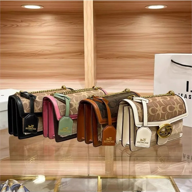Color-Contrast Designer Crossbody Bag