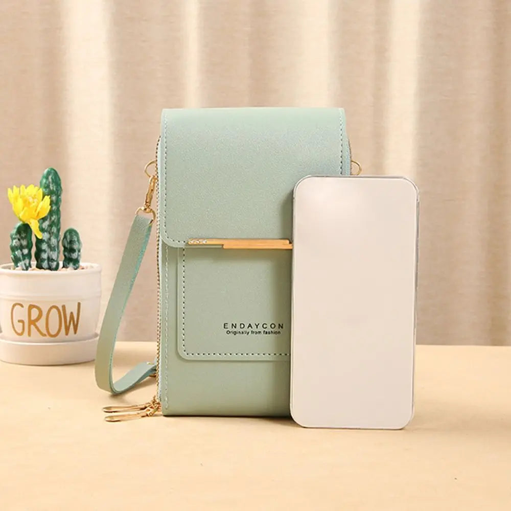 Smartphone Women RFID Handbag Crossbody Bags Touch Screen Phone Bag RFID Anti Theft Purse
