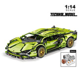 Technical Super Speed Sports Car Building Block Model Remote Control Vehicle Assemble Brick Desk Decor Toys for Kid Adult Gift