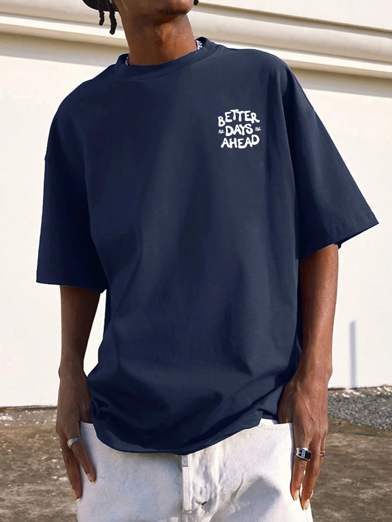 "Better Days Ahead" Oversized Graphic Tee