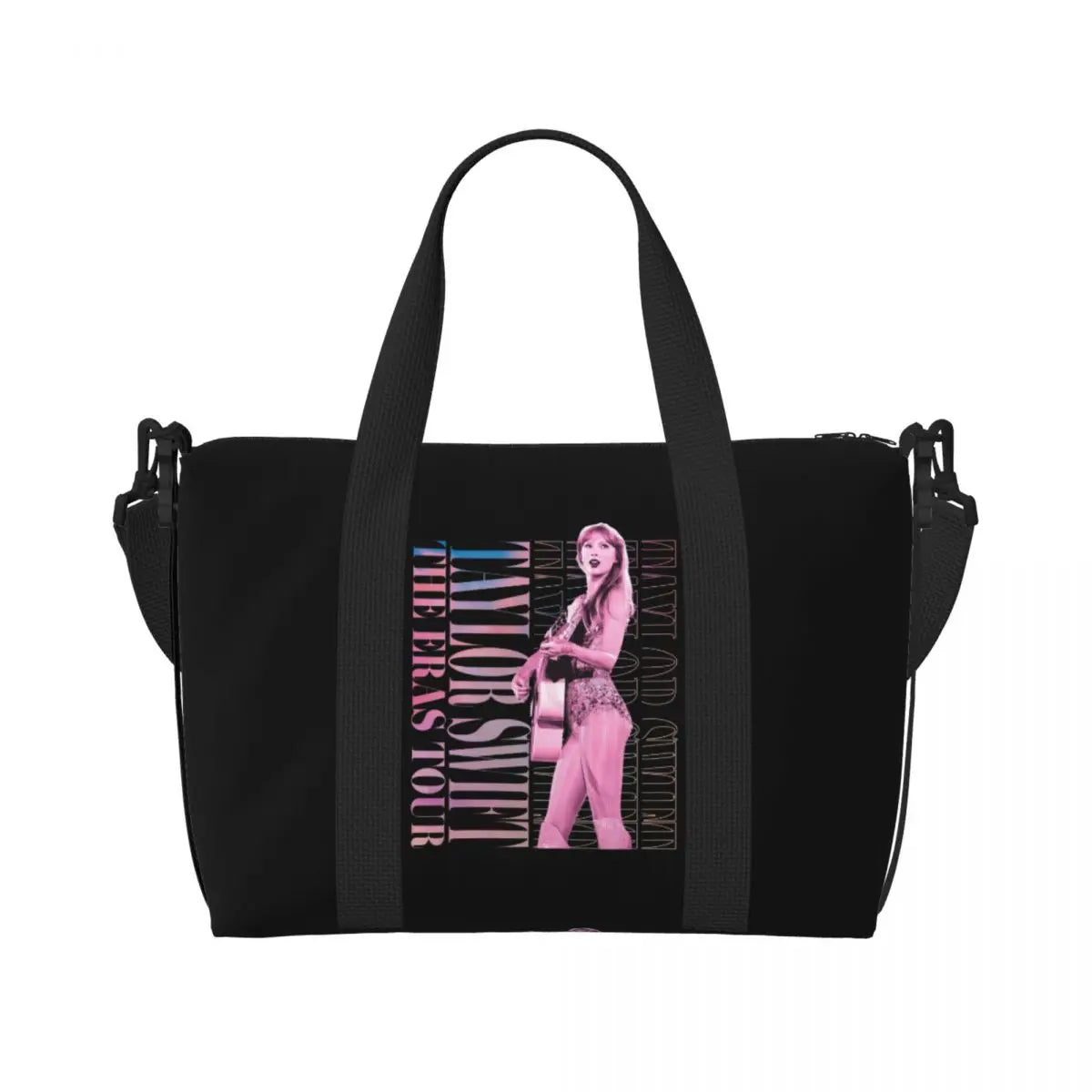Custom The Eras Tour 1989 Taylor's Swift's American Pop Singer Tote Bag Women Large Capacity Beach Gym Travel Bags