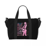 Custom The Eras Tour 1989 Taylor's Swift's American Pop Singer Tote Bag Women Large Capacity Beach Gym Travel Bags