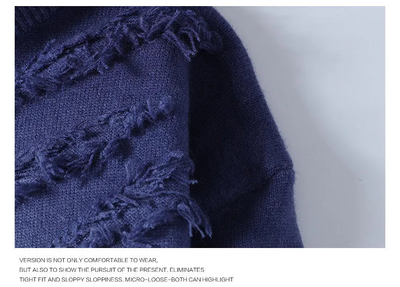 Men’s Classic Thick Knit Crewneck Sweater