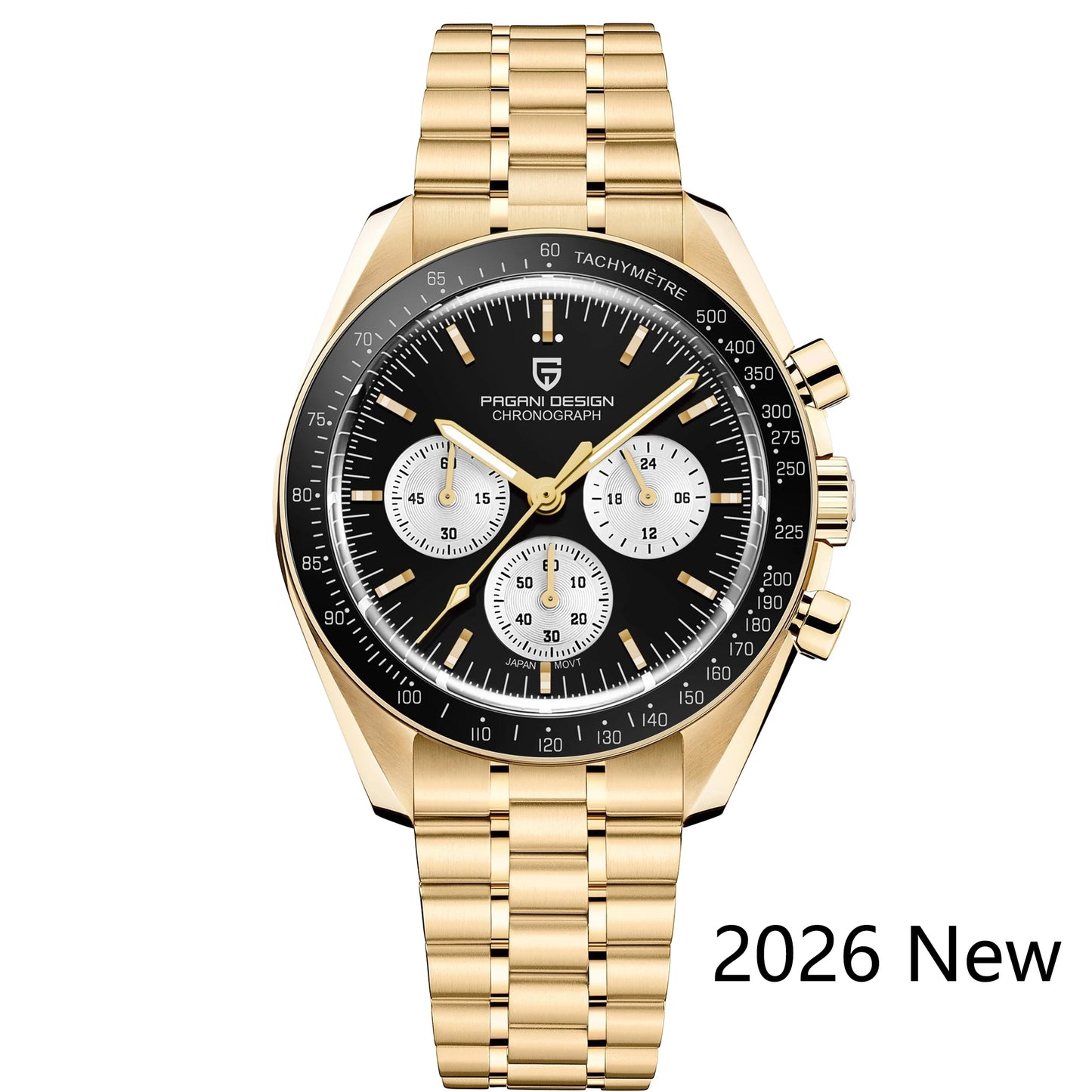 PAGANI DESIGN 2026 New Tribute to CK2998 Moon Watch Men Luxury Quartz Watches For Men AR Sapphire Crystal Sport Chronograph Man
