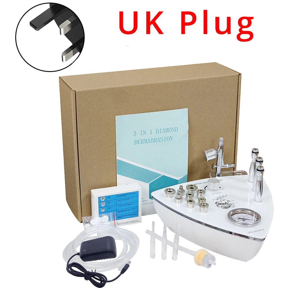 3-in-1 Diamond Microdermabrasion Facial Device