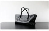Motingsome Luxury Niche First-layer Cowhide Tote Bag Woman Large Capacity Shoulder Underarm Bag Casual Tote Big Handbag 2025 New