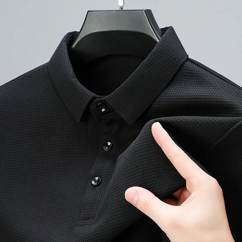 Men's USA-Made Long Sleeve Performance Polo