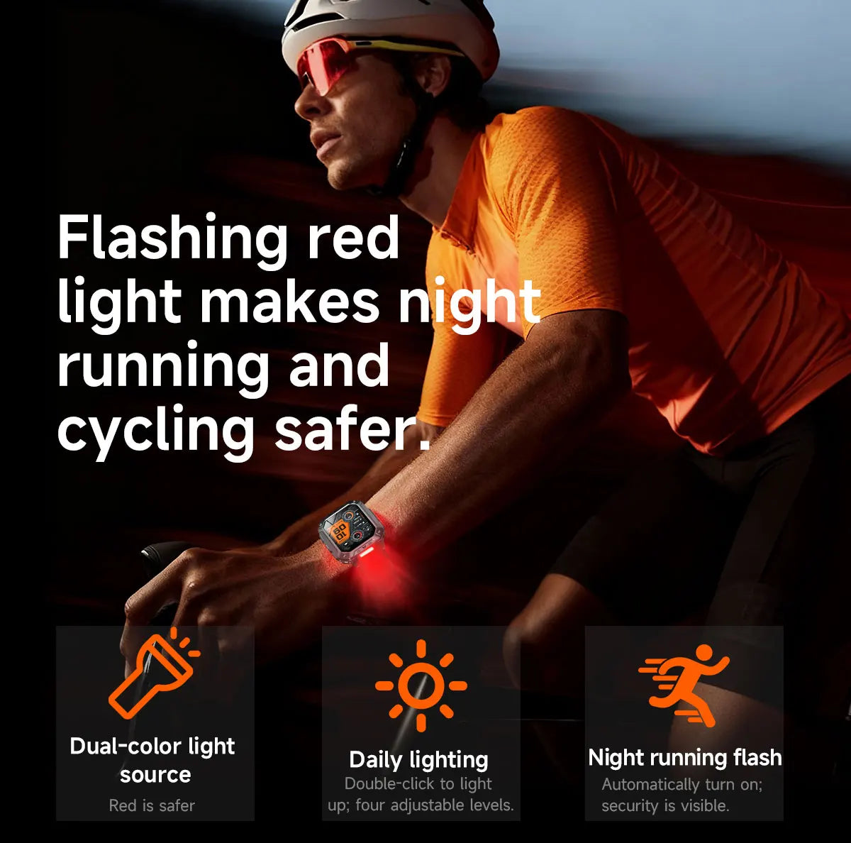 2026 Military-Grade Outdoor Sports Smartwatch 1400mAh