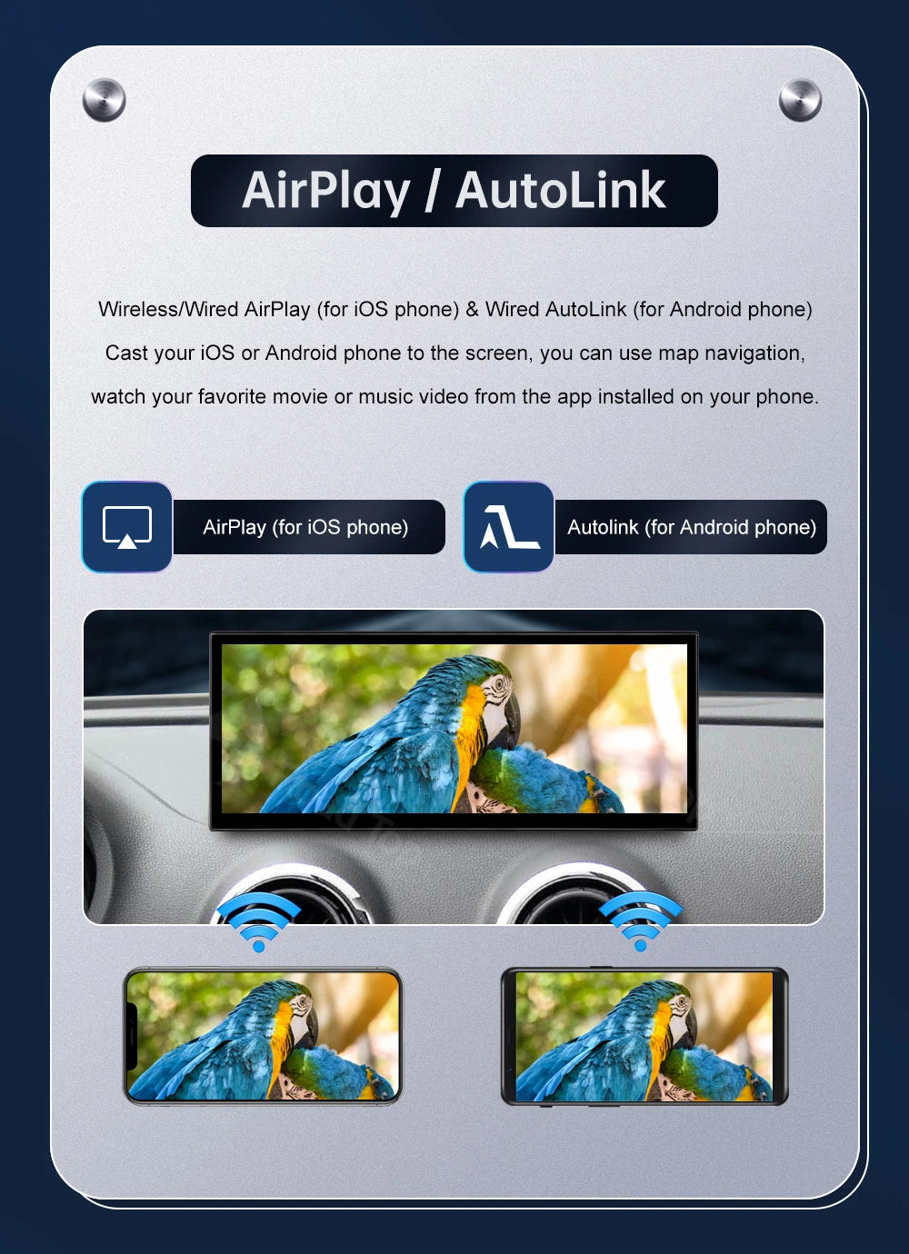 Road Top 12.3" Touchscreen Display for Audi A3 2014–2019 LHD