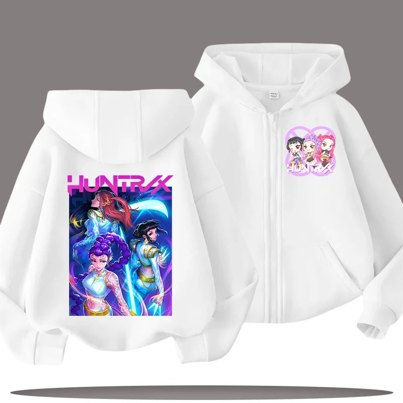Demon Hunters Kids' Hooded Zip Jacket