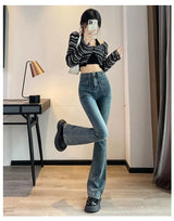 Women's High-Waist Stretch Bootcut Jeans