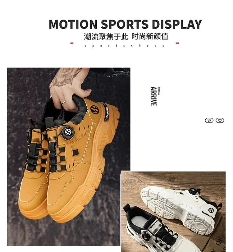 Men’s Autumn Leather Casual Sneakers