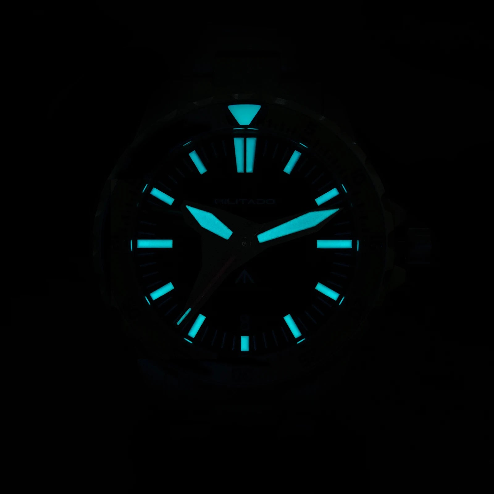 Militado ML16 Quartz Watch VH31 Sweep Movement Sapphire Super Luminova Watches Stainless Steel 200m Waterproof Wristwatch