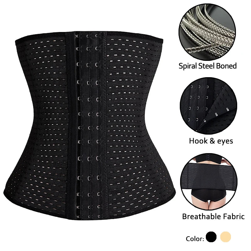 Women’s Slimming Waist Trainer – Firm Control Belly Cincher & Body Shaper Belt