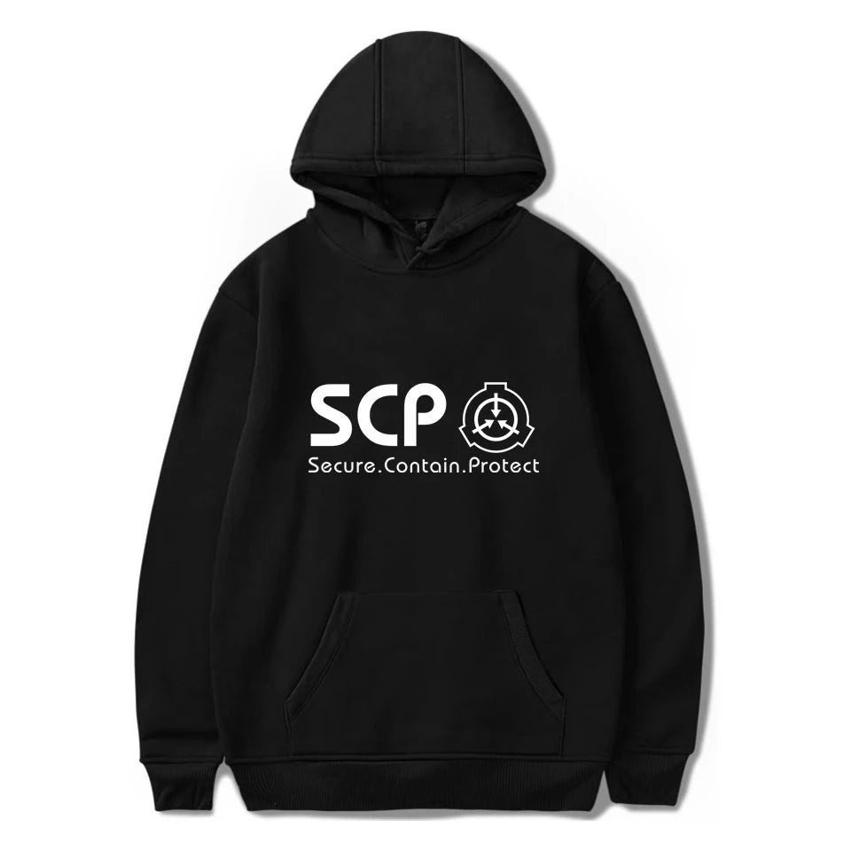 Scp Foundation Hoodie 2025 New Autumn Winter Fashion Men Women Soft Warm Casual Sweatshirt Black Comfortable streetwear