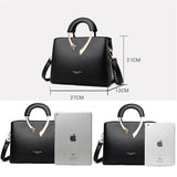 GENUINE VANDERWAH High Quality Pu Leather Casual Tote Luxury Handbags Women Bags Designer Shoulder Crossbody Bags for Women 2025