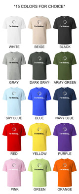 I‘m Thinking Funny Print T-Shirt