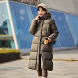 Women’s Longline Hooded Down Jacket