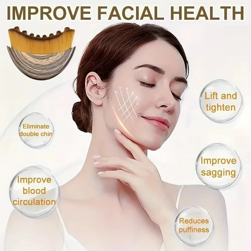 Lymphatic Contour Face Brush – Sculpting & Drainage Massager