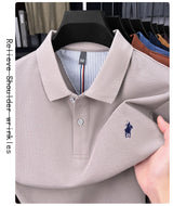 Premium Cotton Embroidered Long Sleeve Polo Shirt