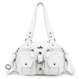 Vintage Women Handbags Satchel Top-handle Handbag PU Shoulder Bag Dumpling Pack Give Gifts Shoulder Bags Phone Money Pack