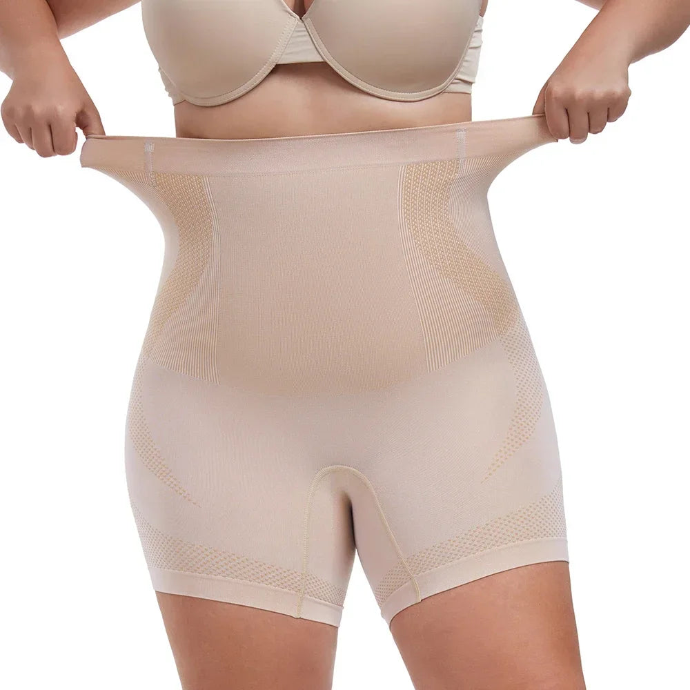 High-Waist Tummy Control Shaping Shorts