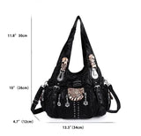 Women Fashion Handbags Women Shoulder Bags PU Leather Handbag Female Satchel Big-capacity Shoulder Purse Bag Bolsa Feminina