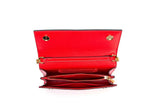 Luxury Letter Print Sequin Crossbody Bag