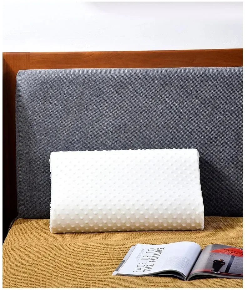 Memory Foam Neck Pillow – Orthopedic Comfort & Pain Relief