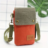 Mini Canvas Crossbody Phone Bag