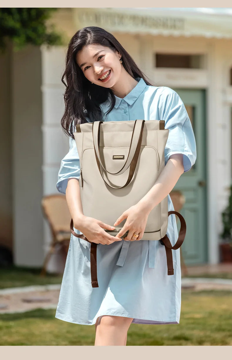 GOLF Backpack for Women Convertible Shoulder Bag Ladies Aesthetic School Backpack with 15.6" Laptop Compartments Secret Pocket