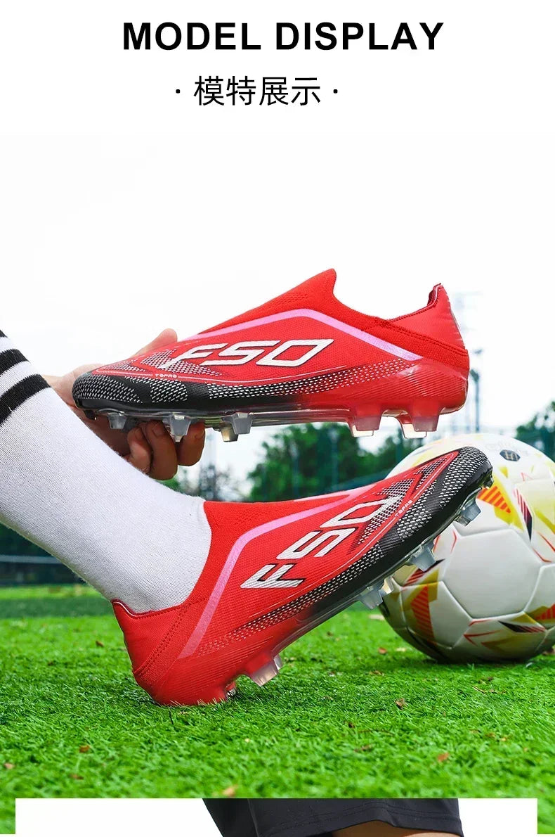Men's Football Boots – Lace-Up Soccer Cleats