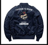 Men's MA-1 Flight Bomber Jacket | Classic Military Cargo Style Coat