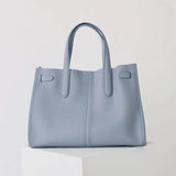 Luxury Brand Silver Buckle Women Bags Genuine Leather Handbags Women Shoulder Bags Cowhide Autumn Winter New Square Women Totes