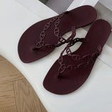 Women's Bow Flip-Flops – Flat Summer Sandals
