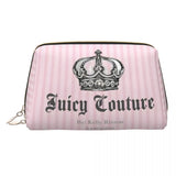 J-Juicy-C-Couture Makeup Bag Zipper Pouch Travel Cosmetic Bags Large Leather Portable Cosmetic Bag for Women
