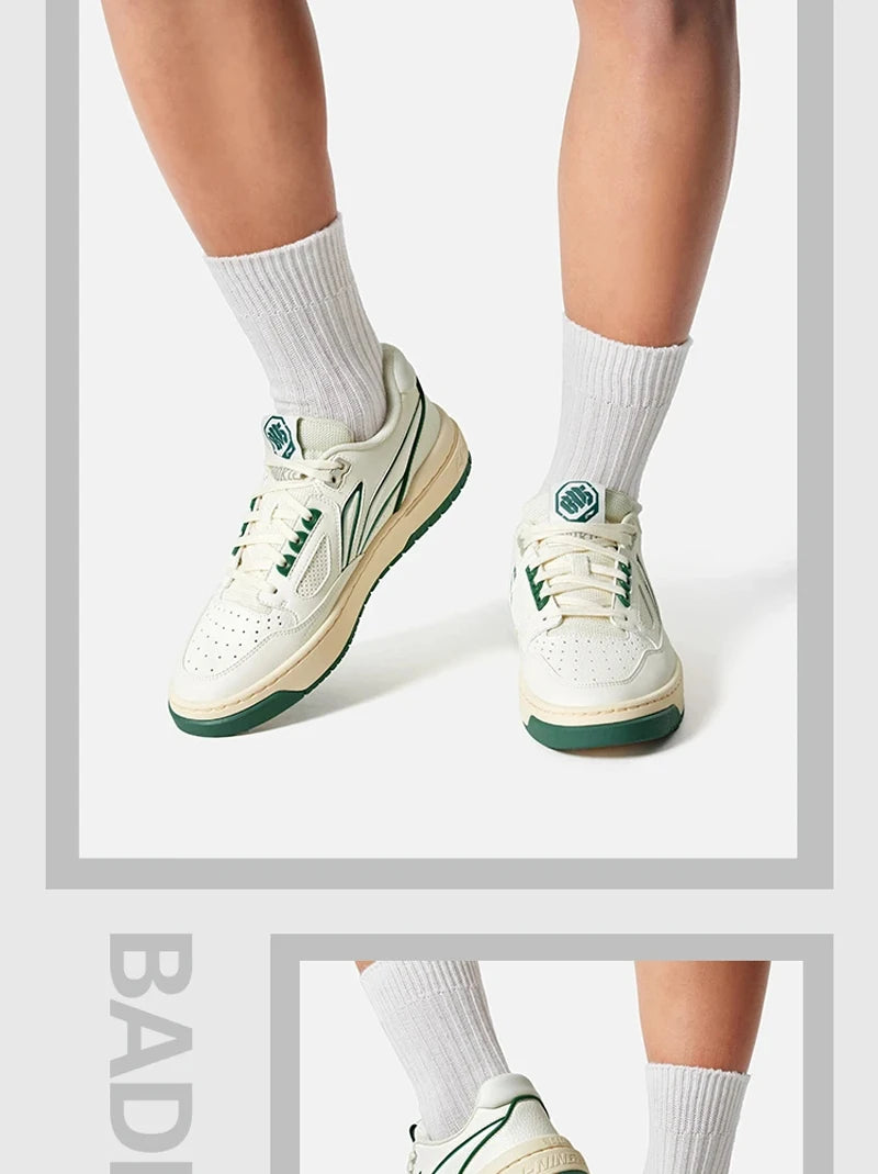 Li-Ning Unisex BADFIVE ROOKIE Basketball Culture Shoes DUAL CUSHION Sport Shoes LiNing Men Women Street Style Sneakers ABCV007