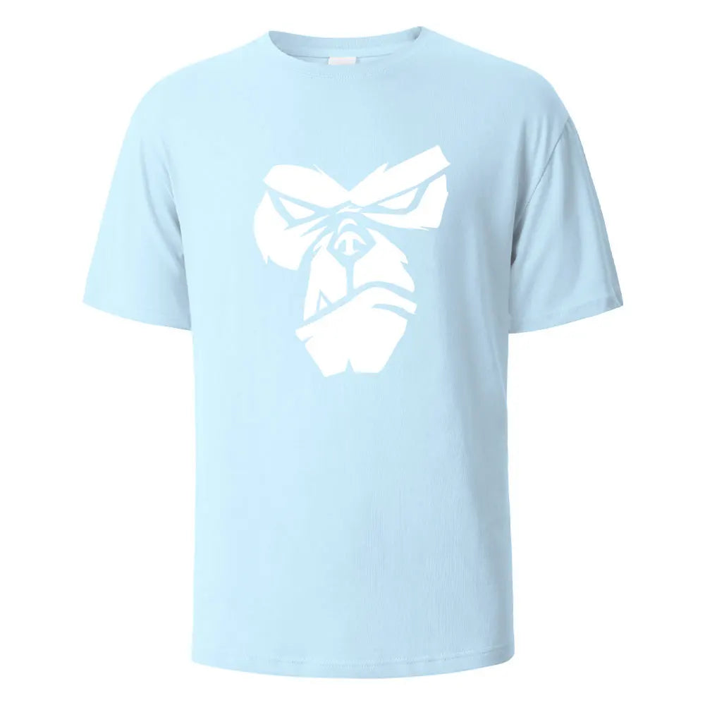 Gorilla Face Graphic Cotton T-Shirt