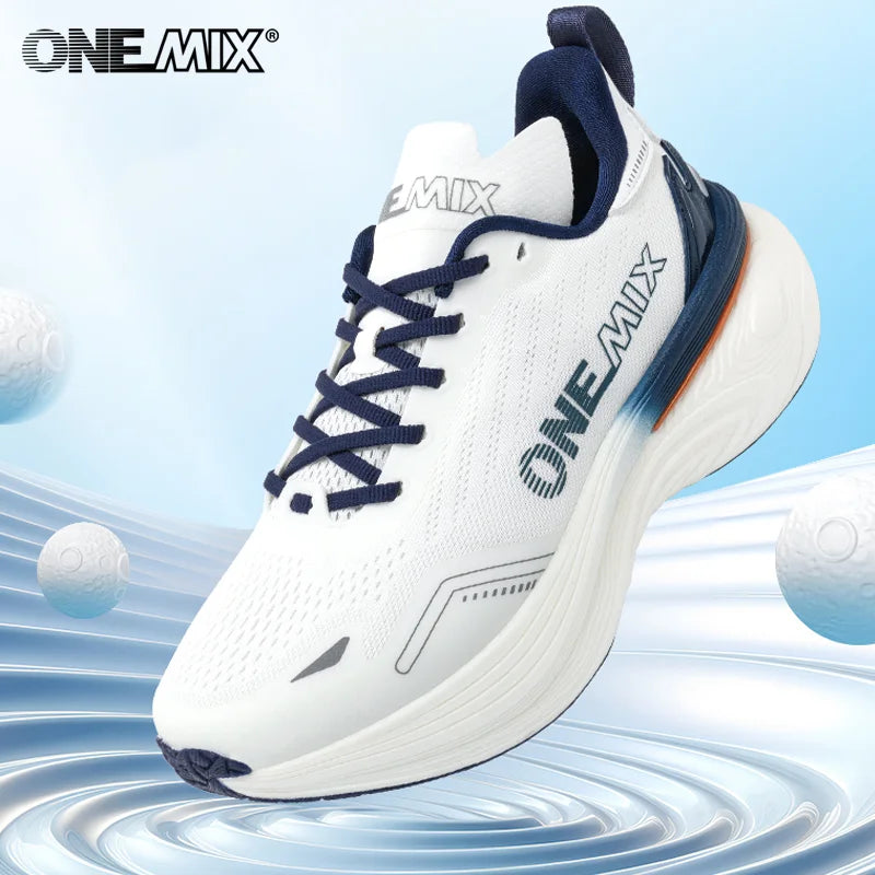 ONEMIX New Jogging Running Shoes Women and Men Light Sneakers Road Shoes Wear-resistant Fashion Sports Shoes Fitness