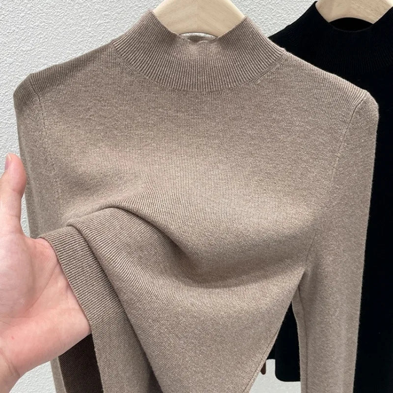 Women’s Slim Fit Knitted Turtleneck Sweater