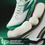 361 Degrees Flame 4 ET Men's Running Shoes Racing Marathon Rebound Breathable Cushioning Male Sneakers 672612223