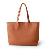 2023 New Women Deluxe Cowhide Genuine Leather Totes Handbag Lady Simple Soft Satchels Bag High Capacity Waterproof Shopping Bags