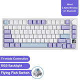 Ajazz AK820/AK820Pro Gaming Mechanical Keyboard Bluetooth 5.1/Wireless/wired  Custom Keyboard With Heat Exchange Sealed Button