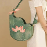 Chinese Style Shoulder Bag Women Exquisite Floral Embroidery Original Designer Handbag 2025 New In Elegant Fashion Female Bags
