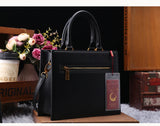 Vintage Luxury Leather Tote – Designer Cat Embroidery Shoulder Bag